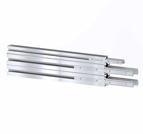 Zozen Chainsaw Mill Aluminum Profile 12inch, Used for Spliced Extension to 48inch, Help to Extend Cutting Size to 48inch, Only match for Zozen Chainsaw Mill