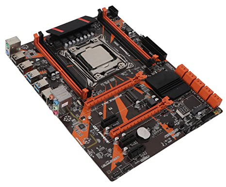 X99 Motherboard CPU Combo, LGA 2011-3 E5 2620 V3 CPU Motherboard Set Support 4 Channel DDR4 Memory, Module, Gigabit Network Card PC Motherboard for Desktop