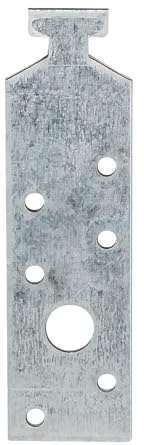 Alberts 836757 Profilankare för halvskenor 28/15, silver