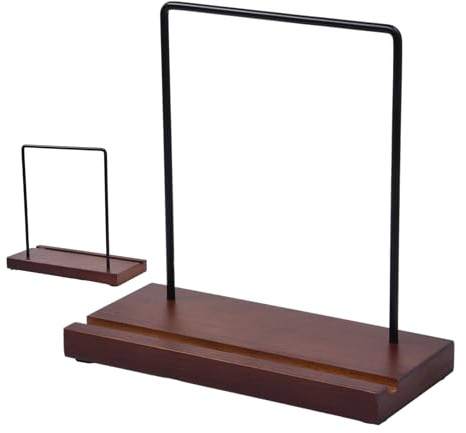 Vinyl Record Holder - Album Display Case, LP Storage Organizer | Musikalbum Rack, Record Organization Stand, Retro Record Presentation for Living Room Lyssningsutrymme, skrivbordsdekor