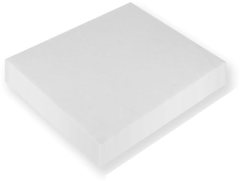 Jooehyer 300 Sheets Nail Dust Collector Filter Paper Dust Cleaner Replacement Filter Paper Nail Tech Supplies Accessories White