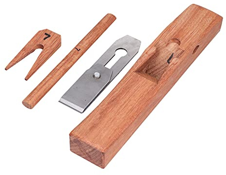 Plano de carpintería, cepillo de mano, herramienta profesional de artesanía en madera para cepillado de madera, recorte, carpintero, bricolaje, teca, acero al manganeso, 7,2 (350)