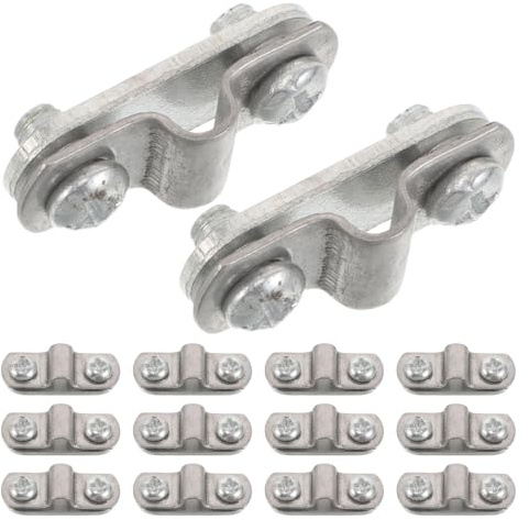 Gatuida 20 Tornillos de Soporte de Guardabarros para Bicicleta con Abrazaderas de Aleación Robusta, Pack de 20 Unidades para Fijación Segura y Montaje en Ciclismo de Montaña y Carretera