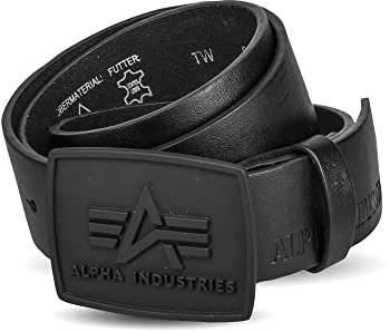 Alpha Industries All Black Belt Unisex Gürtel Black