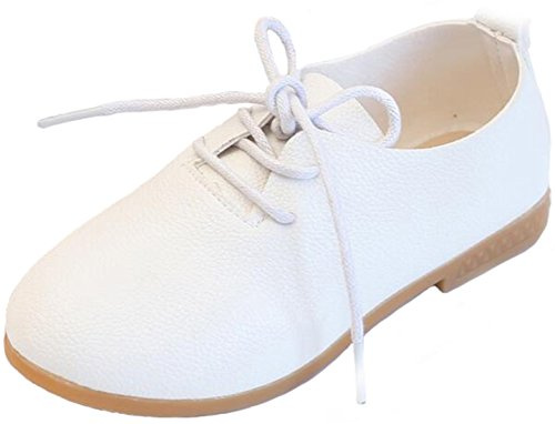 PPXID Fille garçon British Style Lace-Up Casual Flat Oxford Chaussures