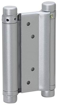 Metafranc pendeldörrband 100 mm – 2 stycken – 20 kg lastkapacitet – tillverkad av robust metall/pendeldörrbeslag för svängdörrar/västerländska beslag för salongdörrar/dörrband/pendelgångjärn/310726