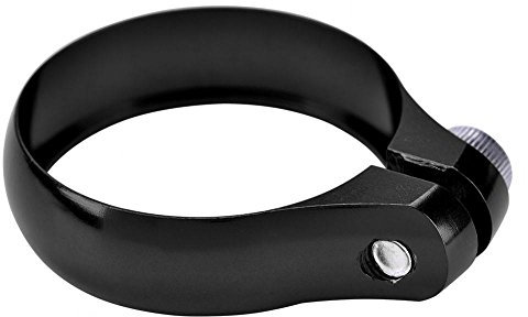 Fahrrad Sattelklemmen, 34,9 mm Aluminiumlegierung Fahrrad Sattelklemme Fahrrad Sattelklemme(Schwarz)