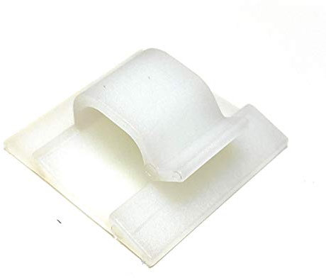 Multipurpose Self-Adhesive Cable Clips Wire Clips Holders Pack of 50 (8mm, White)