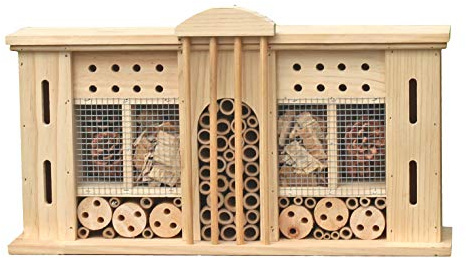 Hotel de insectos para colgar – aprox. 50 x 12,5 x 28 cm – Casa de insectos para colgar