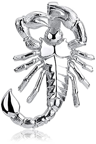 Materia Skorpion Anhänger Silber 925 - Sternzeichen Halskette 70cm KA-370-K27-70cm