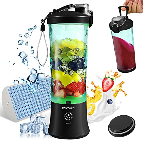Portable Blender for Smoothies, Freshly Squeezed Juices, Milk shakes and Baby food, 20 oz BPA Free, Suitable for Outdoor Sports, Family, Travel. （Black）