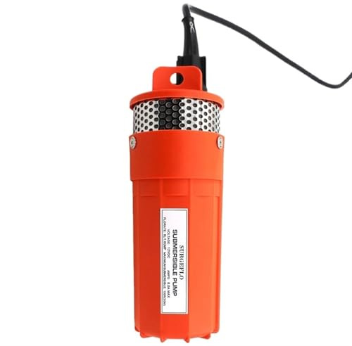 Pompa ad acqua solare sommergibile DC12 / 24V Grande flusso di sollevamento 70M Pozzo profondo for fontana da giardino esterna domestica(24V)