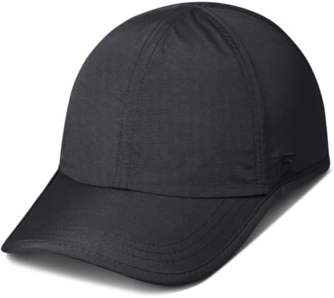 GADIEMKENSD Unstructured Baseball Cap - UPF 50+ Sun Protection, Quick Dry, Light Breathable Mesh Running Hats for Unisex Outdoor Hiking Fishing Run Golf Sports Trucker Caps Black L