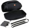 co2CREA Duro Viajar Caja Estuche Funda para JBL Boombox 2 /JBL Boombox 3 Altavoz inalámbrico portátil（Caja Solo） (Funda para JBL Boombox 2, Negro Completo)