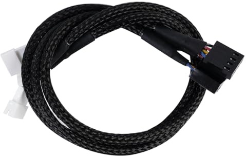 Sarini Cavo Adattatore PWM da 3 Pezzi, Cavo Adattatore Ventola a 4 Pin, Splitter a 4 Pin da 30 cm con Micro connettori per Ventola di Raffreddamento della Scheda Grafica VGA