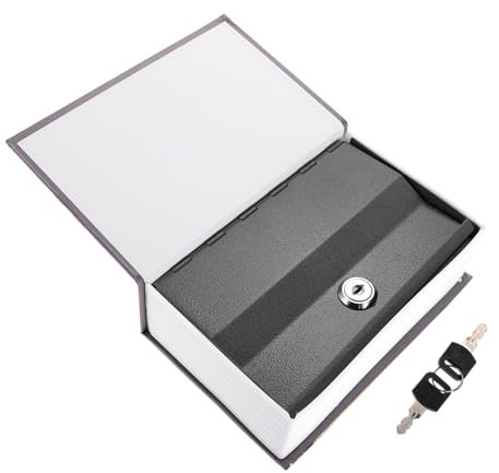 UKCOCO Hidden Book Safe Mit Zahlenschloss Kreative Aufbewahrungsbox Im Buchdesign Für Schmuck Geld Und Wertsachen Für Zuhause Büro Und Reisen Robuste Metallkonstruktion Mit