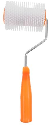 Gadpiparty Selbstnivellierender Entschäumer Rollenbürste 4 Zementboden Nagel Roller Werkzeug zum Entschäumen von Zementböden Handlich und Tragbar für Epoxid Bodenfarben Geeignet