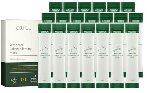 CROOT 20 Packs Korean Collagen Firming Mask Skin Care, Wash-Free Sleeping Mask, Essential Lifting Firming Anti Aging Moisturizing Face