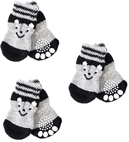 BESPORTBLE 3paare Haustierstrümpfe Und Haustierschuhe Warme Hundesocken Für Haustierbedarf Socken Für Haustiere Langlebig Und Bequem