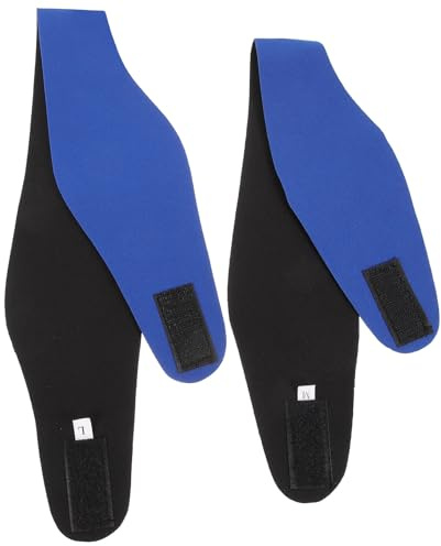 Mipcase 2 pezzi Fascia da Nuoto in Neoprene Flessibile e Regolabile Protezione Orecchie per Ragazzi e Adulti Comfort e Tenuta per Sport Acquatici e Nuoto
