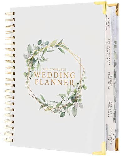 Your Perfect Day Wedding Planner Book and Organizer - Wedding Planner Book - Bridal Planning Binder with Countdown Calendar - Bride Gifts - (FLORAL)