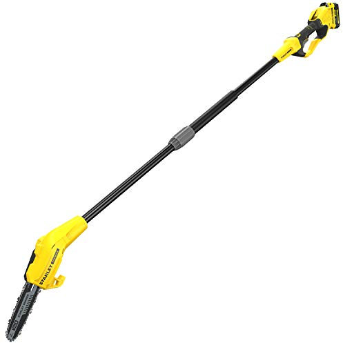 STANLEY SFMCPS620M1-QW - Podadora de pértiga V20 con batería 4Ah 20cm