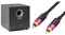 ELAC Debut Subwoofer S10.2, aktiver Lautsprecher für die Musikwiedergabe über Stereo-Anlage, 200 W & Amazon Basics PBH-19089 - Subwoofer-Kabel, 4,6 m