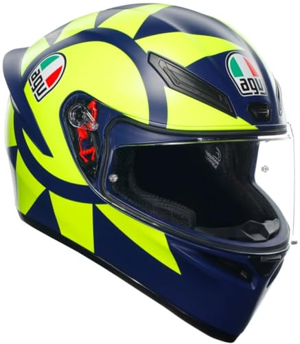 AGV K-1 S Soleluna 2018 Helm, blau/gelb, L (59/60)