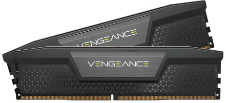 CORSAIR Vengeance DDR5 RAM 32GB (2x16GB) 6000MHz CL38 Intel XMP iCUE Memoria de Ordenador Compatible - Negro (CMK32GX5M2B6000C38)