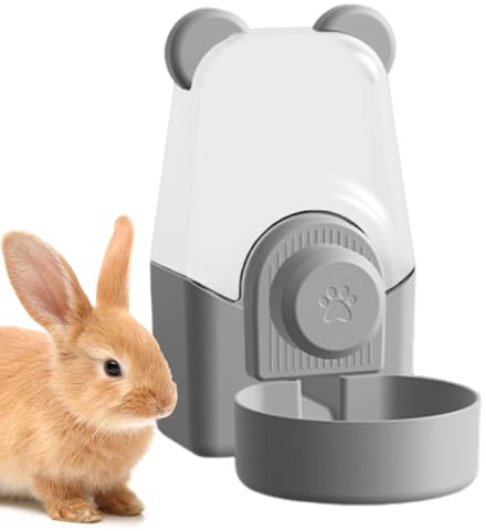 Trinkflasche, Hamster Kaninchen Automatischer Kaninchentränke, 800ml Wasserspender, hängender Wasserspender für Meerschweinchen/Chinchilla/Hamster Nagertränke