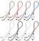 Brillenbänder, 8 Pcs Brillenschnur für Damen Herren, Einstellbar Brillenband Leder Brillenschnur für Lesebrille Sonnenbrille Schutzbrille