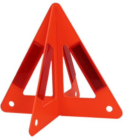 Celuicion Triangle Réfléchissant, Signalisation Réfléchissante pour Accotement, Accessoires Sécurité Compact Anti-Dérapant pour Voyages en Voiture et Sorties Extérieures