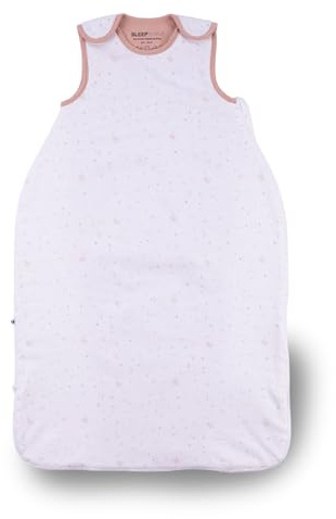 SleepThru AeroTemp Winter Baby Sleeping Bag 3–24 Months, Temperature Regulating Baby Sleep Sack with Outlast® Technology, 100% Organic GOTS Cotton, Two-Way Zip Wearable Blanket (Sandalwood, Winter)