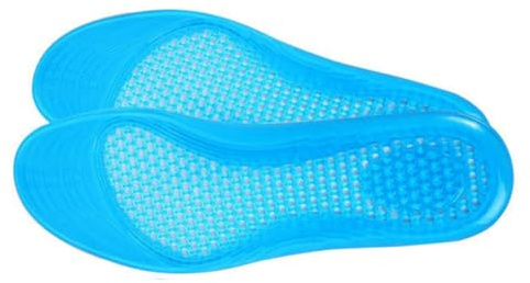 WEKAMOS Gel Einlegesohlen für Sport und Fitness mit Stoßdämpfender Gel Technologie Atmungsaktiv und Schweißabsorbierend Frei Zuschneidbar für Damen und Herren