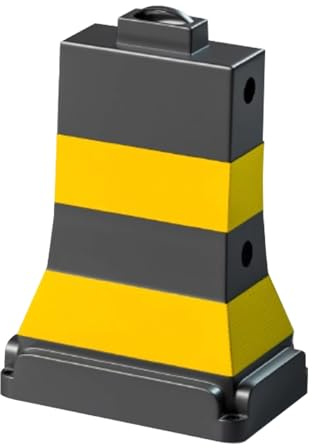 Trafikkon, PE Varningskoner, Hög Synlighet, Lyftring Upptill, Stapelbara, för Byggarbetsplatser, Vägkantsparkering, Offentliga Platser(Yellow)