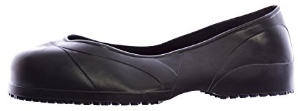 Shoes for Crews Crewguard Men's, Women's, Unisex Slip Resistant Work Overshoes, Black, M, Men's 8-9 / Women's 10-11