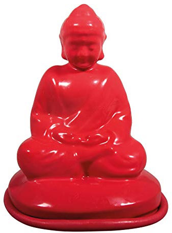 Rayher 34447000 Buddha Mould for Concrete Crafts and Soap Making, Latex Rubber Mould for Casting, 6.5x12.5 cm