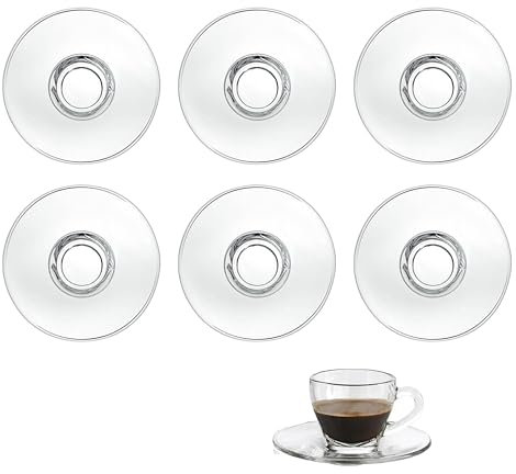 Chabrias Ltd Borgonova Italy Tazzina Caffe Conic 80ml Coffee Espresso Cup Box of 6 Saucer Available (6 Saucers)