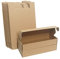 Klein Versandkartons, 280x120x50mm Maxibriefkartons für Postversand, Versandtaschen Warensendung, Braune Verpackungskartons für Geschäft, Aufbewahrung oder Geschenkbox, aus Wellpappe(25 Stück)