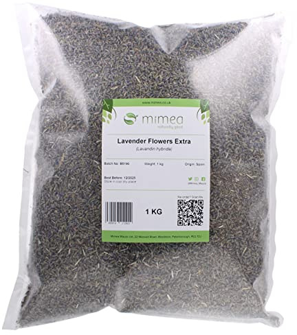 Lavender Flower Extra Mimea - Great for Cooking, Baking, Distilling and more 1kg
