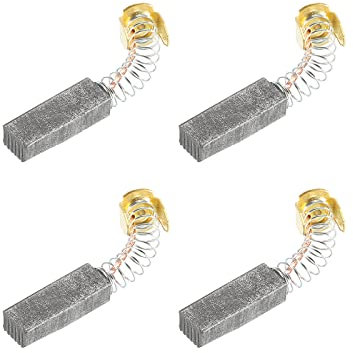 PATIKIL Carbone Brosses 20x7x5mm pour Électrique Moteurs Alimentation Outil Meuleuse Angulaire Table Scie Rechange Pièce Réparation, 4 Paquet