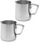 YDHfdc 2 Pezzi Latte Brocca in Schiuma Brocca Tazza 150ml 304 Acciaio Inossidabile Bricco Latte Professionale per Fare Caffè Latte Arte, Cappuccino e Latte Macchiato