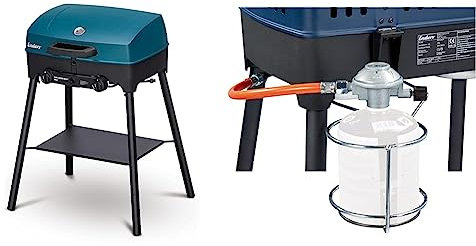 Enders® Camping Gasgrill EXPLORER NEXT PRO & ® KARTUSCHENHALTER-SET für URBAN und EXPLORER, 2092, Grill-Zubehör, Gasgrill BBQ