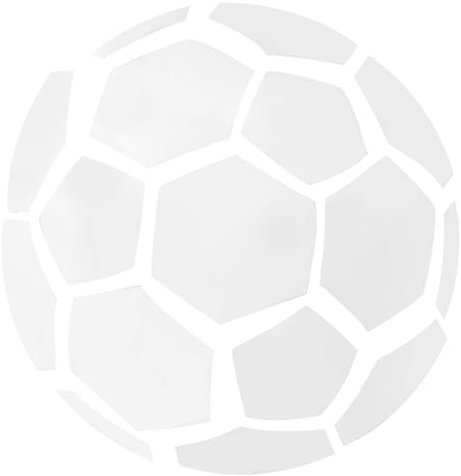 jojofuny Soccer Spiegel Wandaufkleber Selbstklebendes Wanddekor Für Kinderzimmer Schlafzimmer Und Wohnzimmer Kreative Fußball Wanddeko