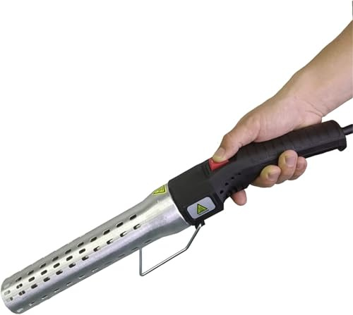 Accenditore Elettrico per Carbonella - Accendifuoco Rapido per Barbecue, Affumicatore e Cucina all'Aperto | Ugello Resistente al Calore e Impugnatura Ergonomica | Ignizione Sicura Senza Fiamma
