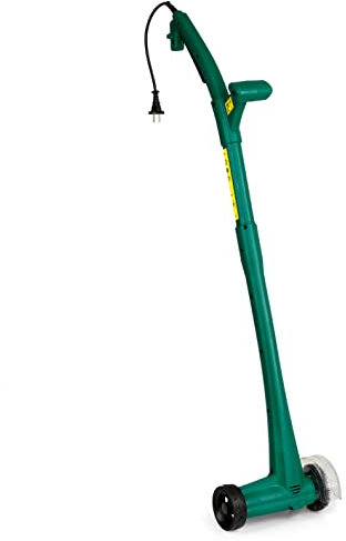 EASYmaxx Fugenreiniger elektrisch | Einfache säuberung von Fugen, Gehwegen & uvm - Ohne lästige Rückenschmerzen | inkl. 2 auswechselbaren Bürsten | Fugenbürste 140 Watt 1200 rpm [ABS/Stahl Grün]