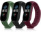 Yisica 3 Pack Armband Kompatibel mit Xiaomi Mi Band 5 / Mi Band 6 / Amazfit Band 5, Weiches Silikon Verstellbare Fitness Ersatzbänder für Xiaomi Mi Band 5/ Mi Band 6