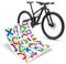 Riesel Design® - „Frame:Guard“ Fahrrad Rahmenschutz - Stylische Fahrrad Schutzfolie 17 Selbstklebende Shapes/MTB Rahmenschutzfolie für den gesamten Rahmen - Gaming