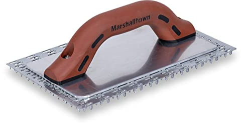 Marshalltown Shark Tooth Rasp 10x6, Replaceable Blade, Aggressive 8mm Teeth, Drywall & EIFS, Metal File Set, Wood Rasp, Made in the USA, STR106