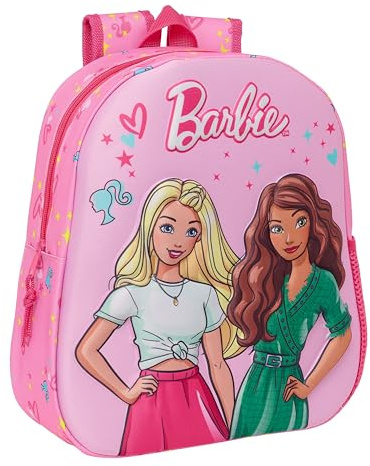 Safta M890a PRINCESAS DISNEY - Mochila Escolar, con Diseño 3D, Adaptable a Carro, Ideal para Niños de Diferentes Edades, Cómoda y Versátil, Calidad y Resistencia, 27x10x33 Unisex niños (Pack de 1)